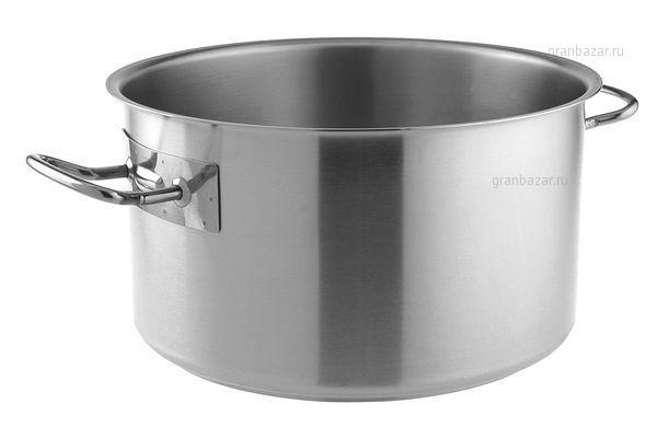 Кастрюля 12,0 л. нерж. d=300 мм h=170 мм б/кр (индукция) Pintinox 30600530