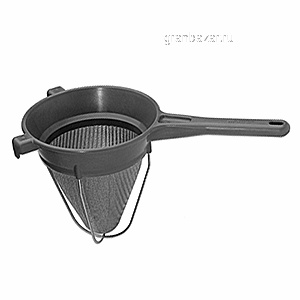 Сито-конус; сталь нерж.,пластик; D=20,H=24.5,L=39см; металлич. MATFER 17360