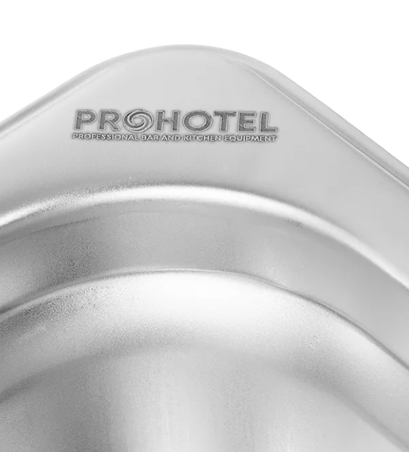 Гастроемкость GN 1/4;сталь нерж.;4,1л;,H=150,L=265,B=162мм;металлич. Prohotel 1/4X15CM
