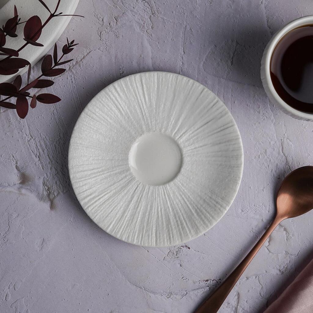 Блюдце Frost White Moon d120 мм h18 мм кофейное для чашки P.L. Proff Cuisine ZA0396-5-ME