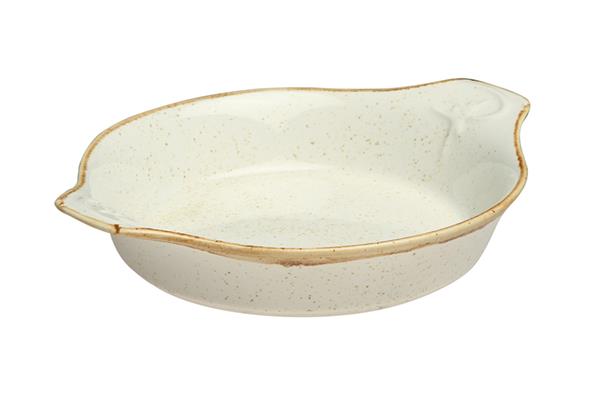 Форма для запекания BEIGE фарфор, d 210 мм, h 55 мм, цвет бежевый Seasons Porland 602928 бежевый