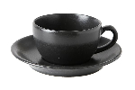 Чашка BLACK фарфор, 340 мл, d 110 мм, h 66 мм, черный Seasons Porland 322134 черный