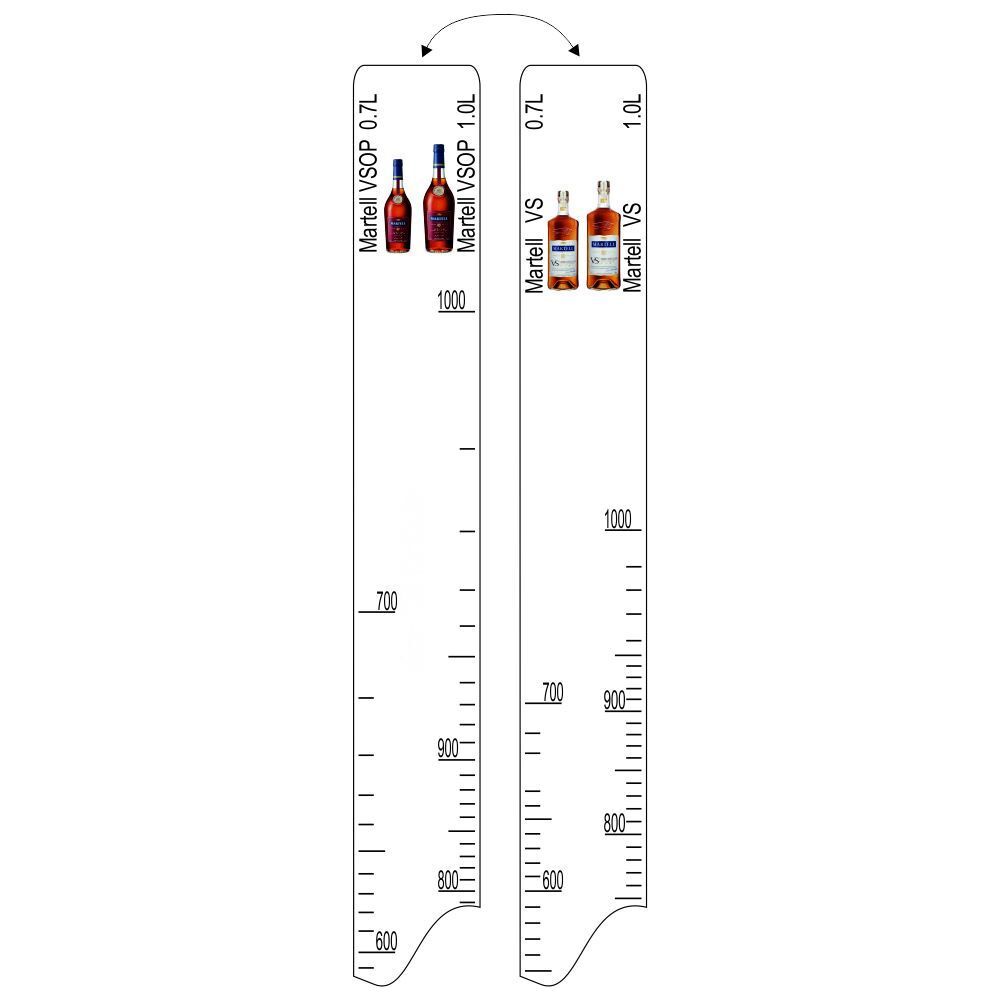 Барная линейка Martell VS/VSOP (700мл/1л), P.L. Proff Cuisine 81250073