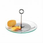 Этажерка стеклянная с ручкой, h 190 мм, d 310 мм, P.L. Proff Cuisine