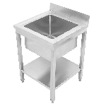 Ванна моечная с бортом нерж. 600х600х850 мм Viatto VA-STD145A