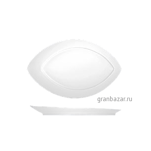 Блюдо-лист; фарфор; L=17.5,B=10.4см Bauscher 07 2617