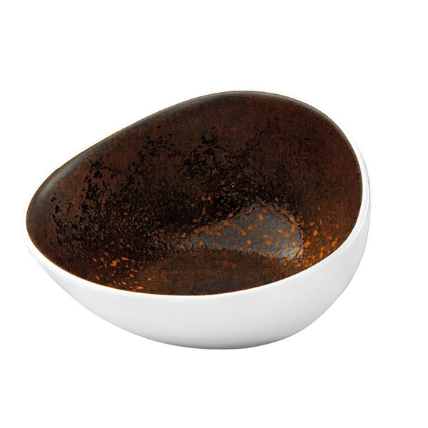 Соусник «Эстиа» фарфор 70 мл, H=50, L=80, B=75 мм коричнев., белый Le CoQ LEST019RG214080