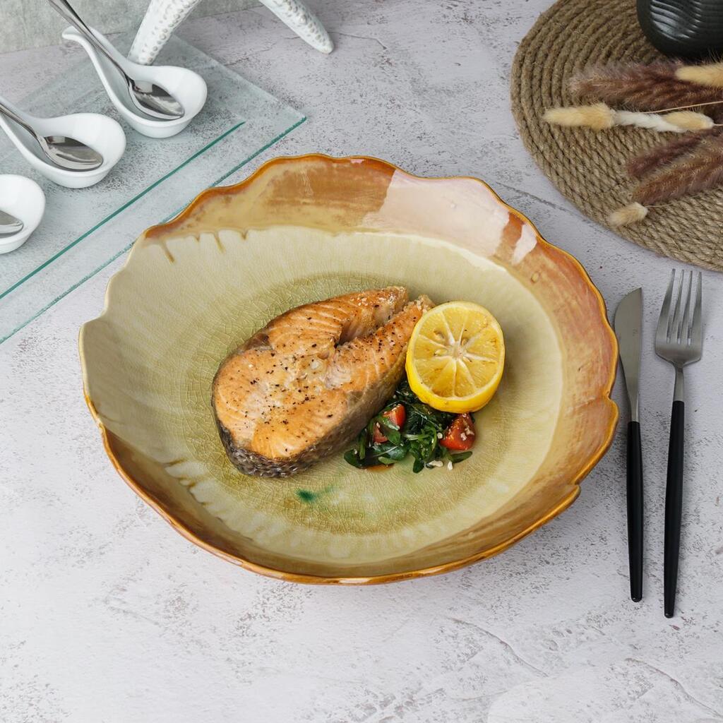 Салатник Light Brown Frutti di Mare 1275 мл d 291 мм h56 мм P.L. Proff Cuisine B240061229-2406A