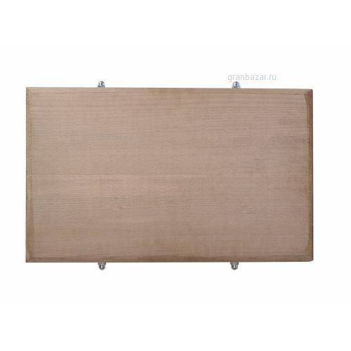 Доска разделочная бук 500*300*40 мм с метал. стяж.