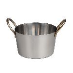 Кастрюля Antique для подачи 137/117 мм h81 мм 1050 мл круглая нерж. ручки P.L. Proff Cuisine CHM24
