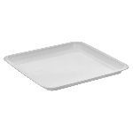 Поднос для подачи 280*280 мм. поликарбонат, белый б/крышки Gastroplast /1/24/
