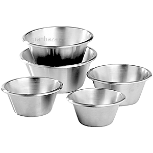 Миска; сталь нерж.; 2.4л; D=22,H=10см; металлич. MATFER 702622