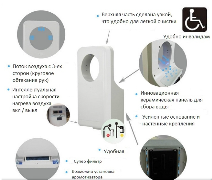 Рукосушитель Ksitex M-5555 JET