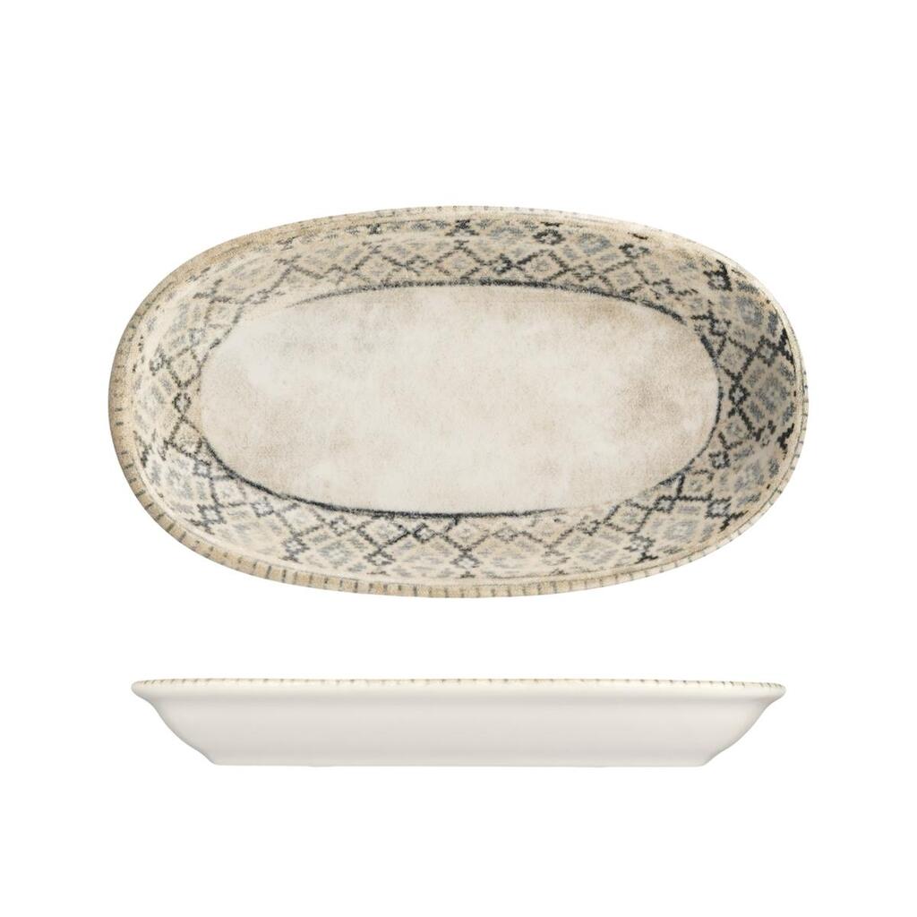 Блюдо овальное Rug Matt NEW 150*85 мм h20 мм для закусок By Bone Innovation RUG-ZT-15-OV [6]