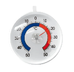 Термометр для холодильника (-50+50° C) D=55,L=65,B=55мм белый Sunnex