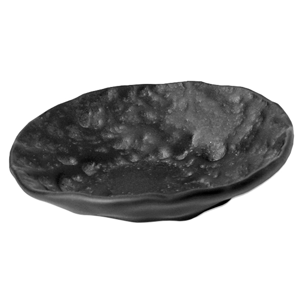Салатник «Кратер»; стекло; 35мл; D=10см; черный Pordamsa XGLAS-405