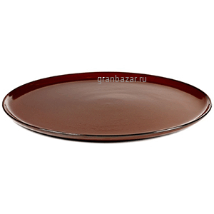 Тарелка; керамика; D=26см; коричнев. Serax B5116157