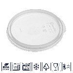 Крышка для контейнера для прод. круг. d=135 мм. прозрачная, п/п Gastroplast /1/12/ ТП
