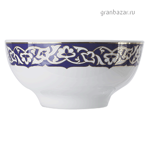 Пиала чайная «Восток Голд»; фарфор; D=14см; синий,золотой G.Benedikt VER14141.003