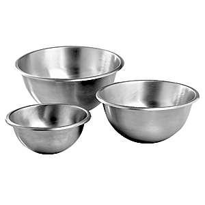 Миска; сталь нерж.; 1,9л; D=20,H=9см; металлич. MATFER 703020