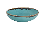 Салатник полуглубокий TURQUOISE фарфор, 415 мл, d 170 мм, h 40 мм, бирюзовый Seasons Porland 368117 бирюзовый