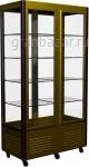 Витрина кондитерская Полюс D4 VM 800-1 (R800C Люкс коричнево-золотой, 1/2, INOX)