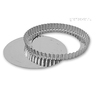 Форма конд.рифл.съемн.дно; металл; D=280,H=25мм MATFER 341777