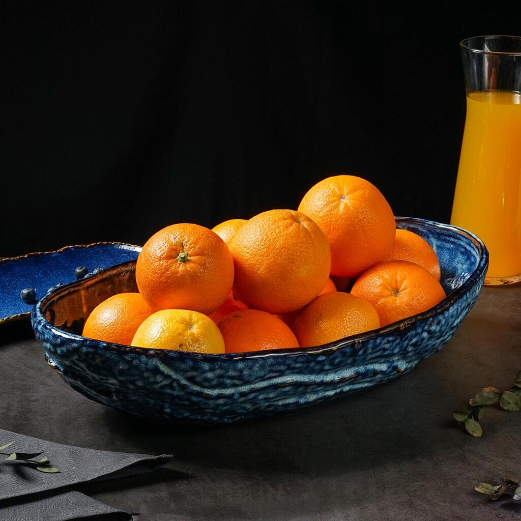 Блюдо Aqua Blue Style Buffet овальное 445х270 мм h100 мм 4 л P.L. Proff Cuisine [1] ZA0602-18-A