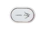 Блюдо овальное BOTANICAL фарфор, l 180 мм Porland 11CP18 BOTANICAL