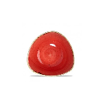Салатник треугольный без борта Stonecast 0,60 л d235 мм Berry Red Churchill SBRSTRB91