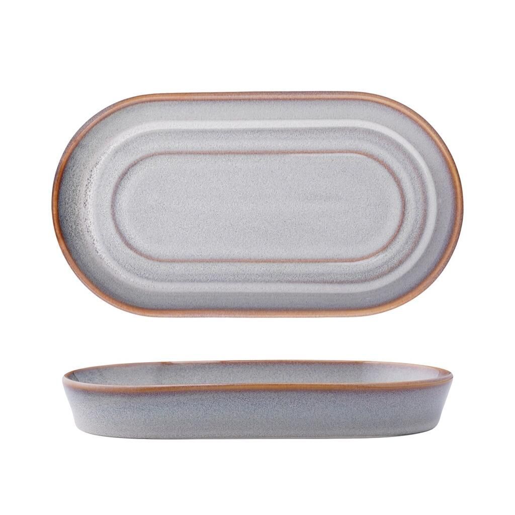 Блюдо Evolution Mont Blanc 180х98 мм h26 мм овальное P.L. Proff Cuisine 11010-off white