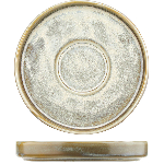 Блюдце «Агава»; фарфор; D=120, H=18мм; матовый, зелен. KunstWerk ZA0128-4.75-m