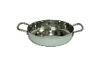 Сковорода порц. d=125 мм. h=34 мм. нерж. глубокая с 2 ручками MGsteel /1/12/