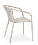 Плетеное кресло из искусственного ротанга Y137C-W85 Latte
