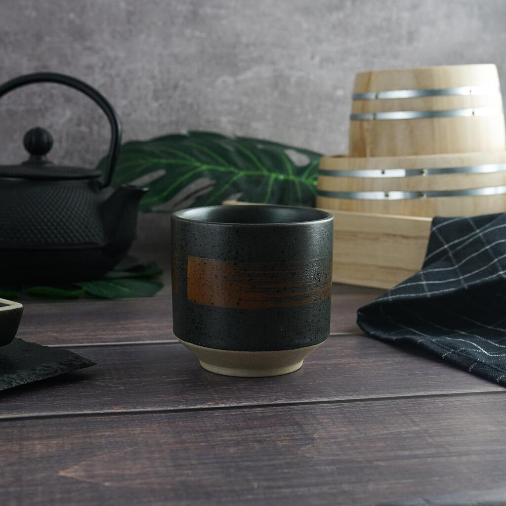Чашка чайная без ручки Dark Matt Panasia 220 мл d 79 мм h76 мм P.L. Proff Cuisine 16-253-2AX-AS PICTURE