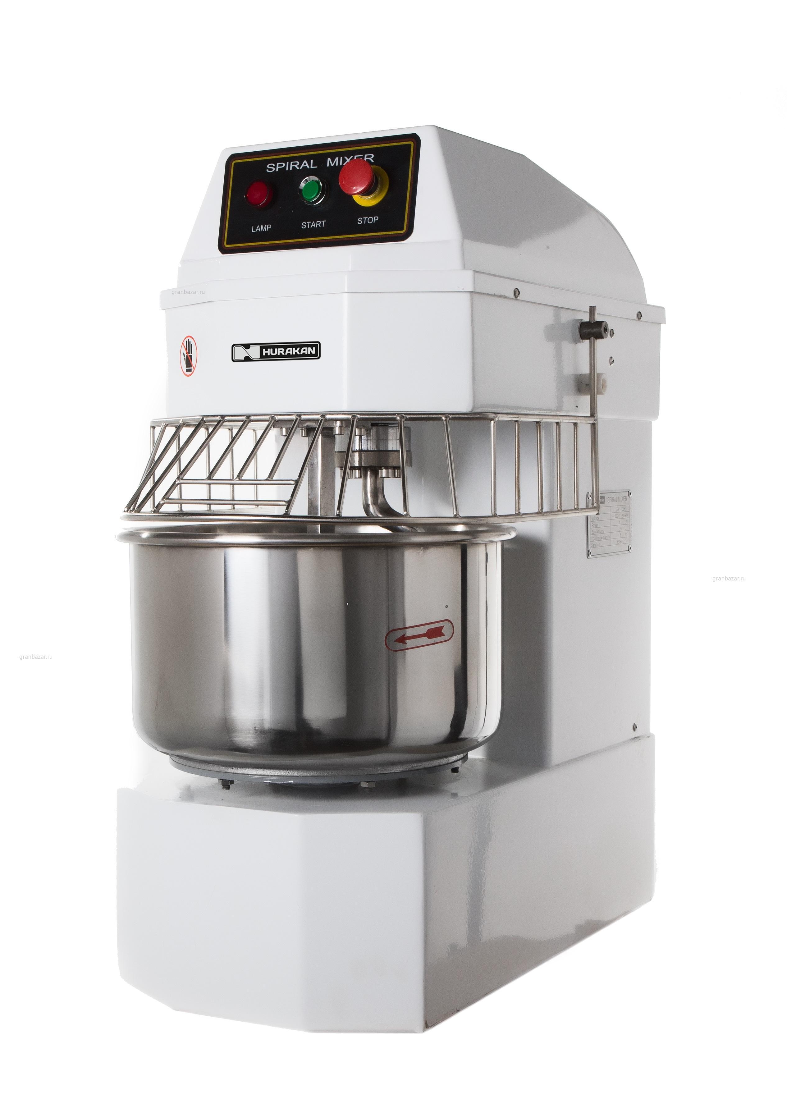Тестомес спиральный  Hurakan HKN-50SN2V