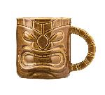 Кружка Тики 450 мл. d=90 мм. h=93 мм. керамика, коричневая /1/12/