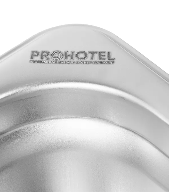 Гастроемкость GN 1/4;сталь нерж.;5,5л;,H=200,L=265,B=162мм;металлич. Prohotel 1/4X20CM