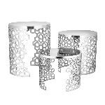Подставка фуршетная стойка Fresh 12.24  d 190 мм h155 мм круглая Honeycombs нерж P.L Proff Cuisine HCBR 12500