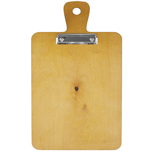 Планшет д/меню с зажимом; фанера,лак; L=41,6,B=22см; болотн. PPwood V907L-00G