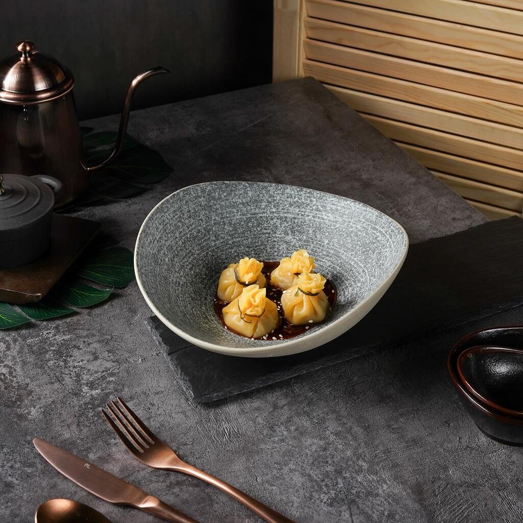 Салатник Glossy Stone Untouched Taiga 900мл 243х214 мм h80 мм глазурь P.L. Proff Cuisine 16-161-GSB