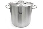 Кастрюля нерж с тройным дном 350х320 мм объем 30L с дв. ручками VIATTO 101331