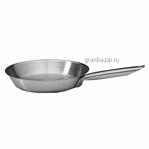 Сковорода; сталь нерж.; D=28,H=6,L=52см; металлич. MATFER 685028