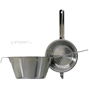 Дуршлаг; сталь нерж.; D=17см Lind 516001-03