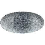 Блюдо овальное CHEFS без борта Studio Prints Raku 347х173мм Topaz Blue Churchill RKTBOV351