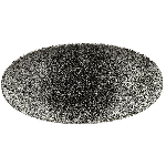Блюдо овальное CHEFS без борта Studio Prints Raku 347х173мм Quartz Black Churchill RKBQOV351