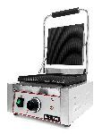 Гриль пресс односекционный с верхней и нижней ребристой пластиной Kocateq GH 811A GL