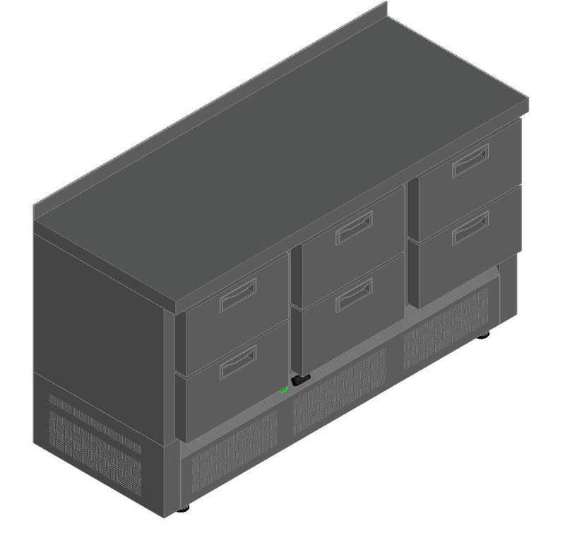 Стол с охлажд. шкафом HiCold SNE 222/TN