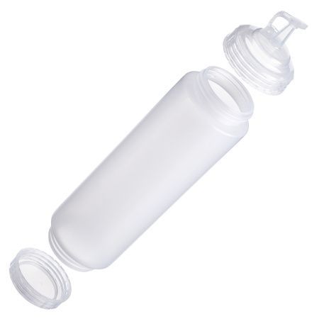 Емкость для соуса 1000 мл. d=75 мм. h=295 мм. прозрач. c 2 крышками Gastroplast /1/96/