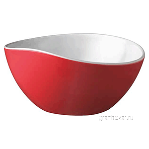 Салатник; пластик; 3000мл; D=28,H=12см; красный APS 83968